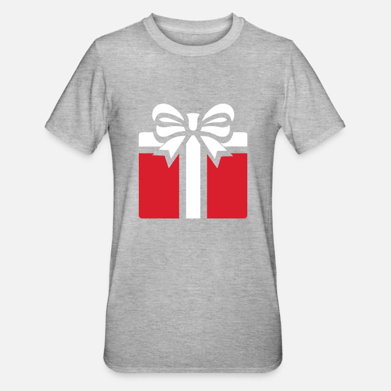 Eingewickeltes Wunder - Unisex Polycotton T-Shirt - Grau meliert