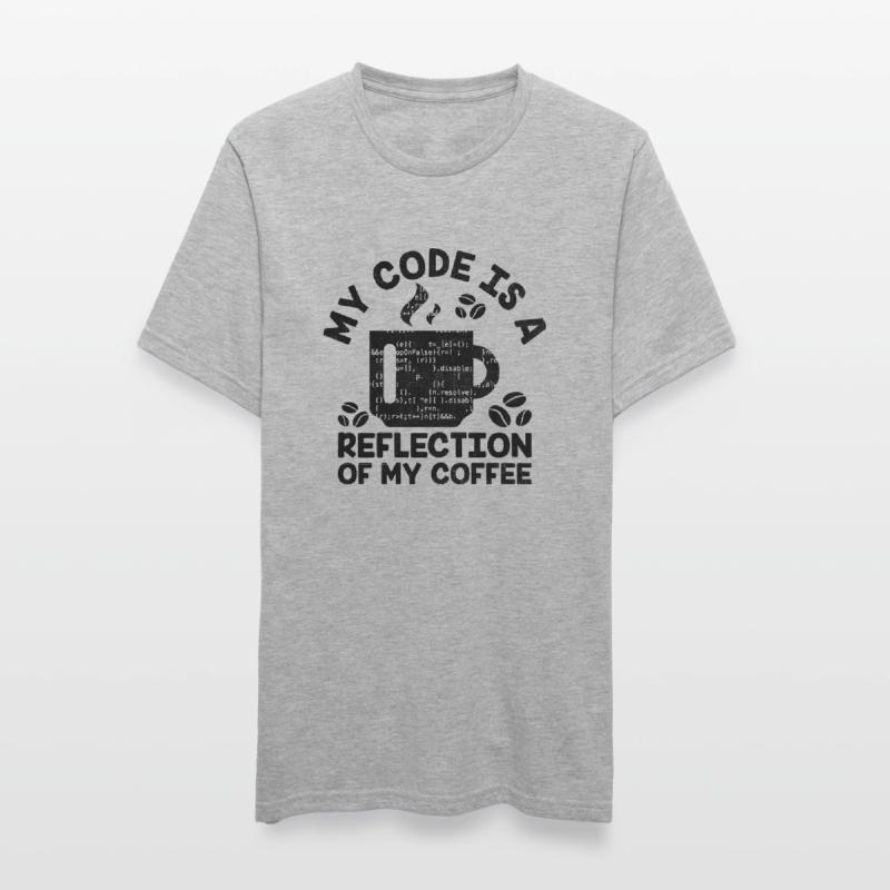 Kaffee-Codierung Programmierer Programmierer Entwickler Nerd Coff Unisex Polycotton T-Shirt