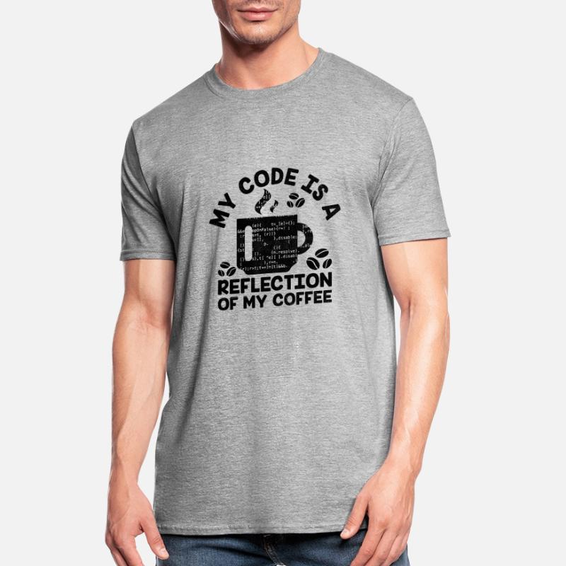 Kaffee-Codierung Programmierer Programmierer Entwickler Nerd Coff Unisex Polycotton T-Shirt