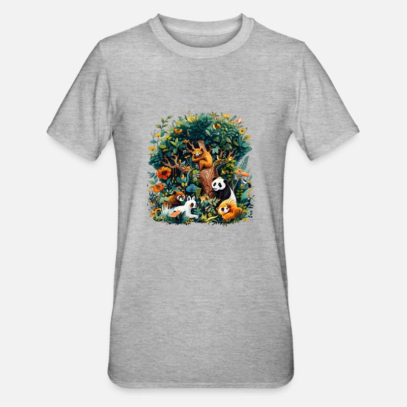Biodiversity needs help - Unisex Polycotton T-Shirt - heather grey