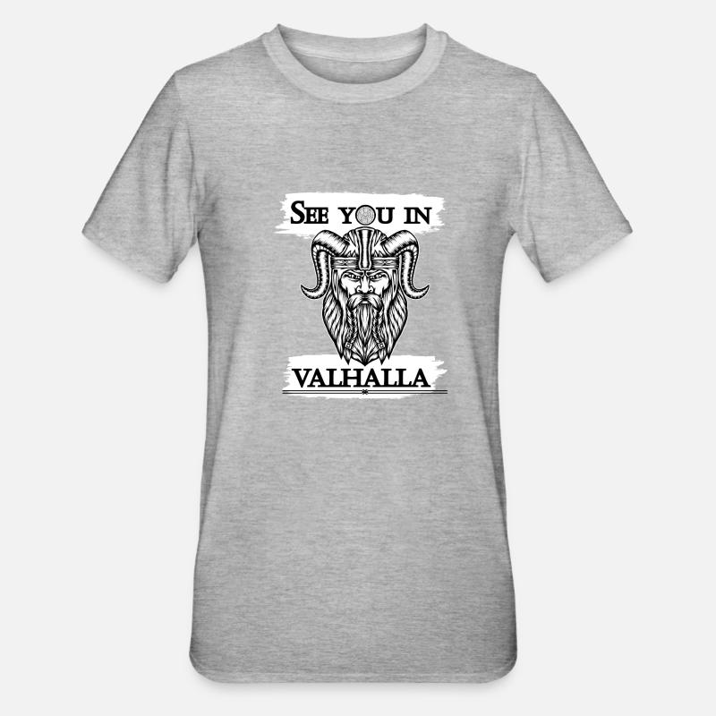 Rendez-vous au Valhalla - T-shirt polycoton Unisexe - gris chiné