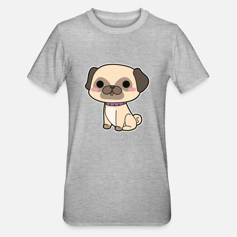 Bouffon - T-shirt polycoton Unisexe - gris chiné