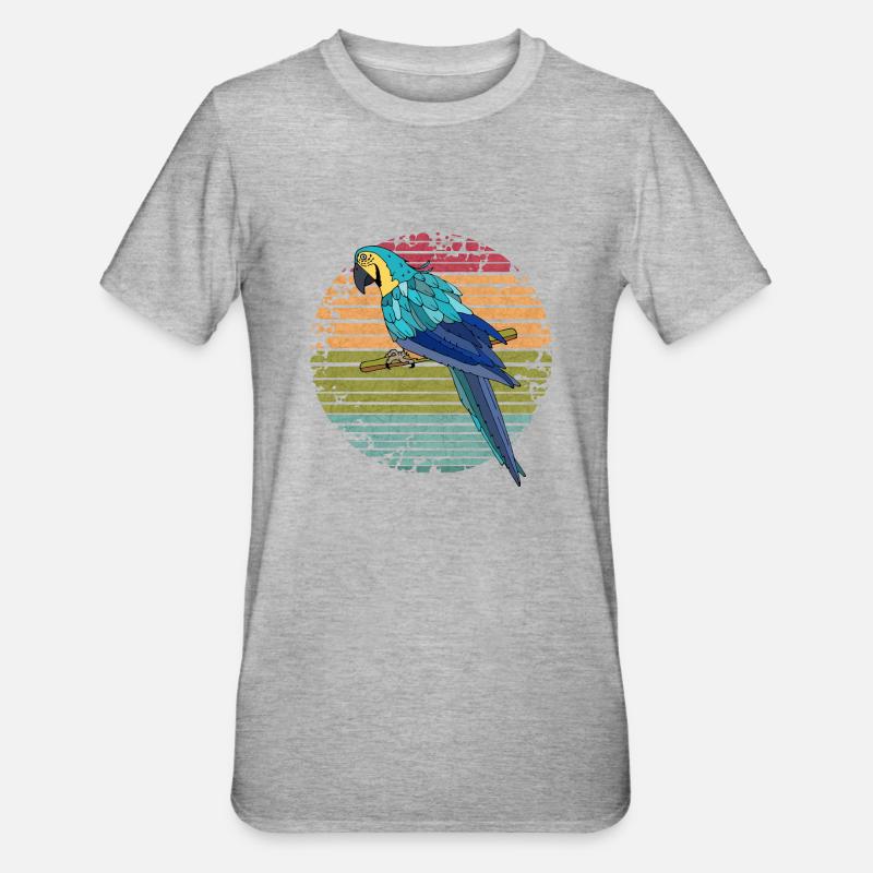 Oiseau - T-shirt polycoton Unisexe - gris chiné