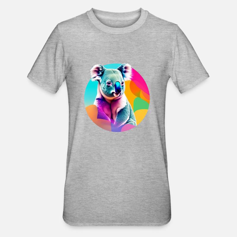 Koala - T-shirt polycoton Unisexe - gris chiné