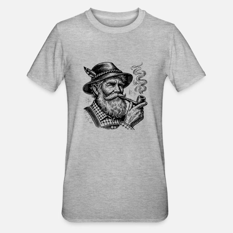 Tradition - Unisex Polycotton T-Shirt - Grau meliert