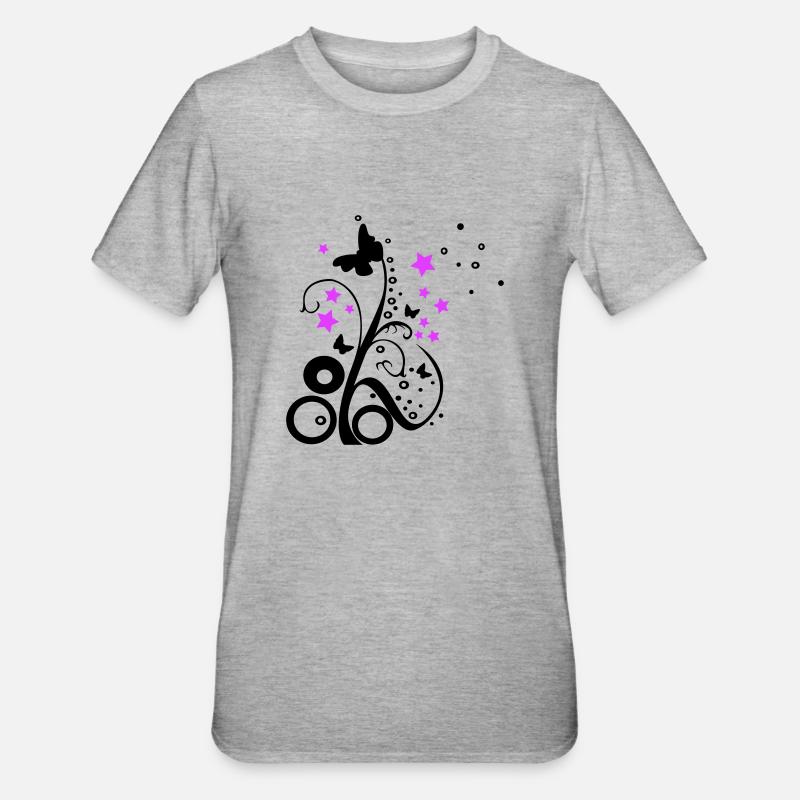 Spring | | two-color - Unisex Polycotton T-Shirt - heather grey
