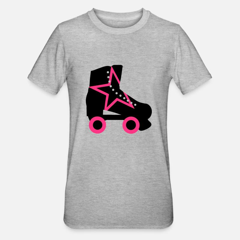 rollerskate - T-shirt polycoton Unisexe - gris chiné