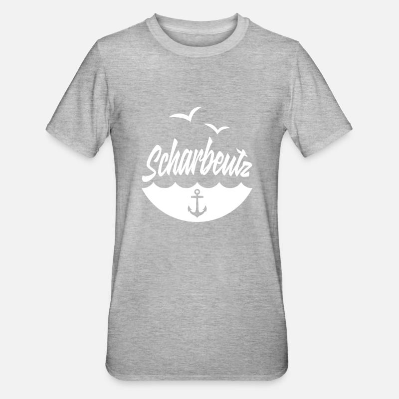 CÔTE BALTIQUE DE SCHARBEUTZ - T-shirt polycoton Unisexe - gris chiné