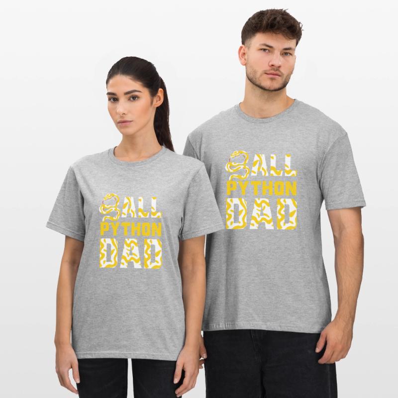 Banana Ball Python Herpetologist Ball Python Dad Unisex Polycotton T-Shirt
