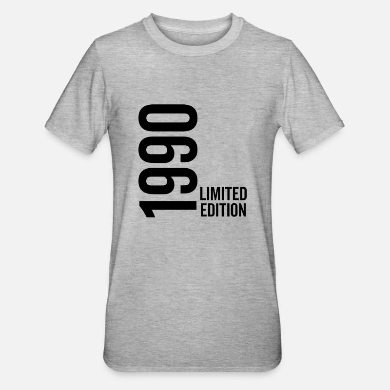 1990 Édition limitée - T-shirt polycoton Unisexe - gris chiné