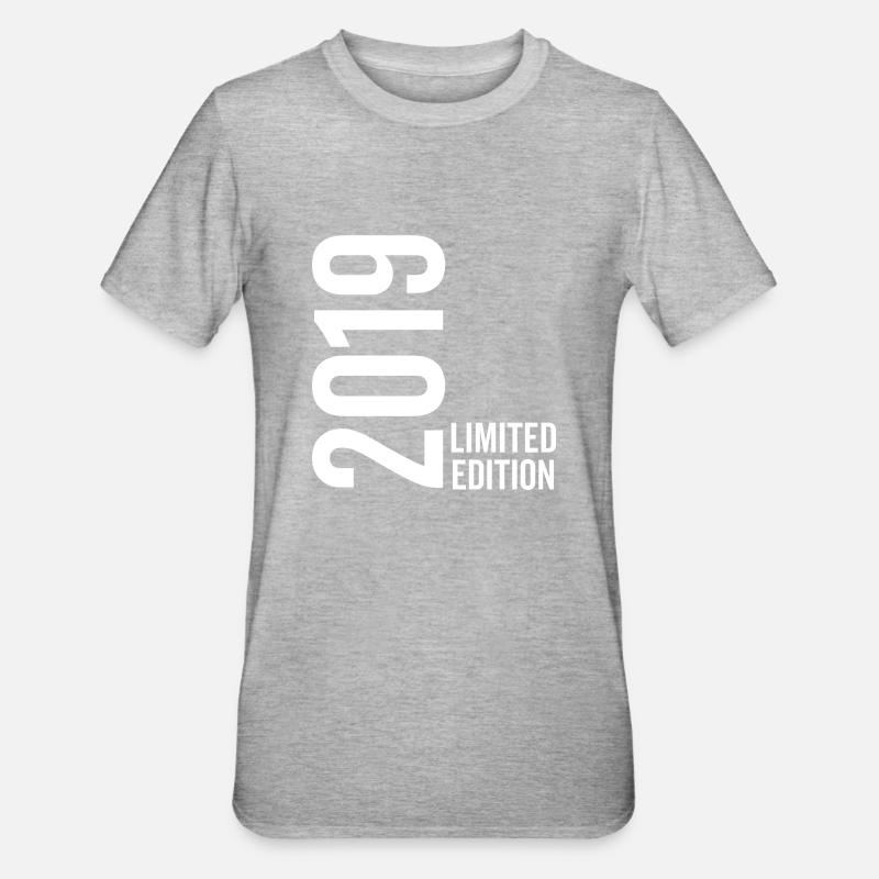 Édition limitée 2019 - T-shirt polycoton Unisexe - gris chiné