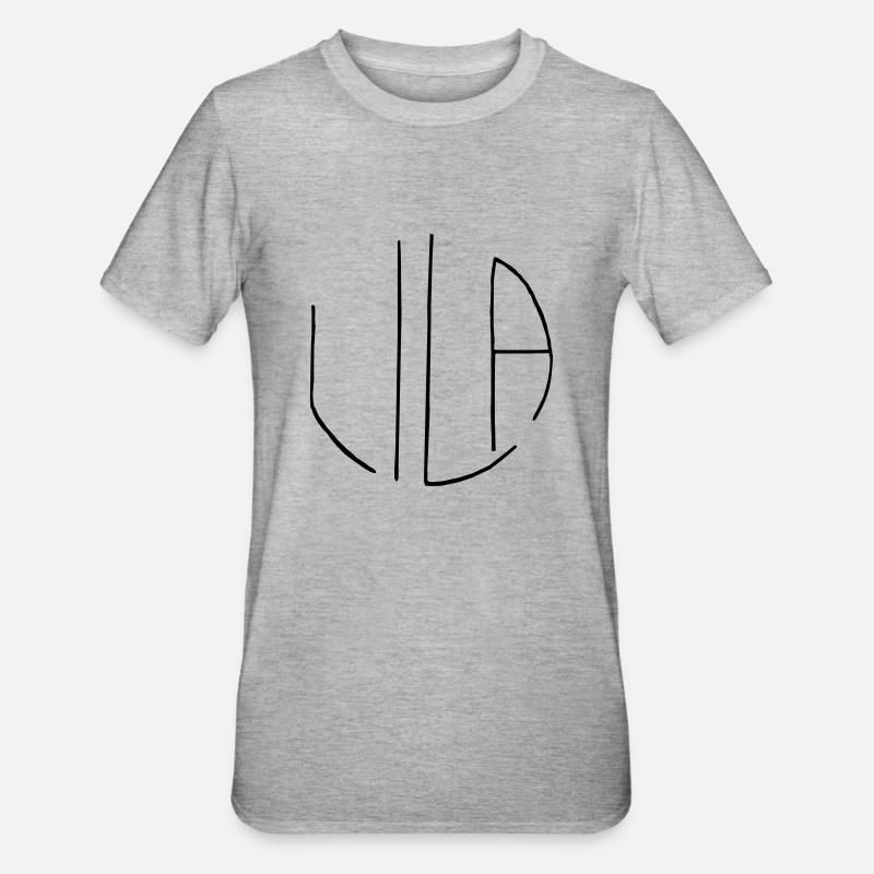 Pourpre - T-shirt polycoton Unisexe - gris chiné