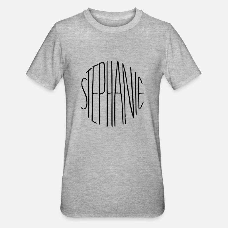 Stephanie - T-shirt polycoton Unisexe - gris chiné