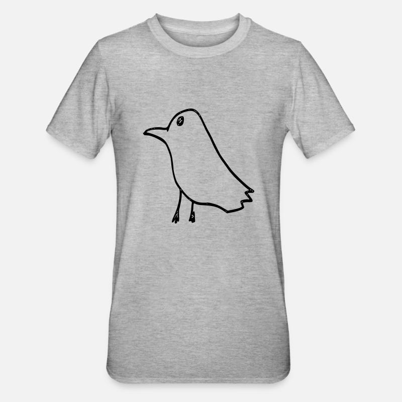 rabe - Unisex Polycotton T-Shirt - Grau meliert