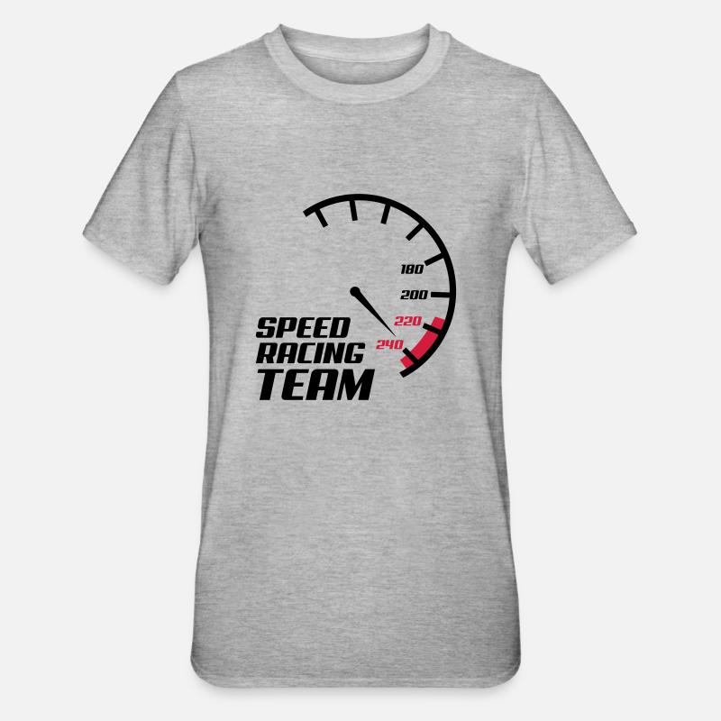 tacho2 - T-shirt polycoton Unisexe - gris chiné