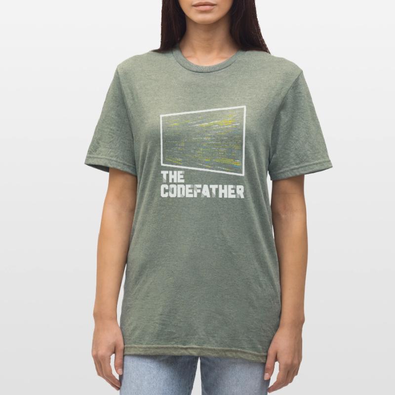 The Codefather Programmer Coding Coder Funny Unisex Polycotton T-Shirt