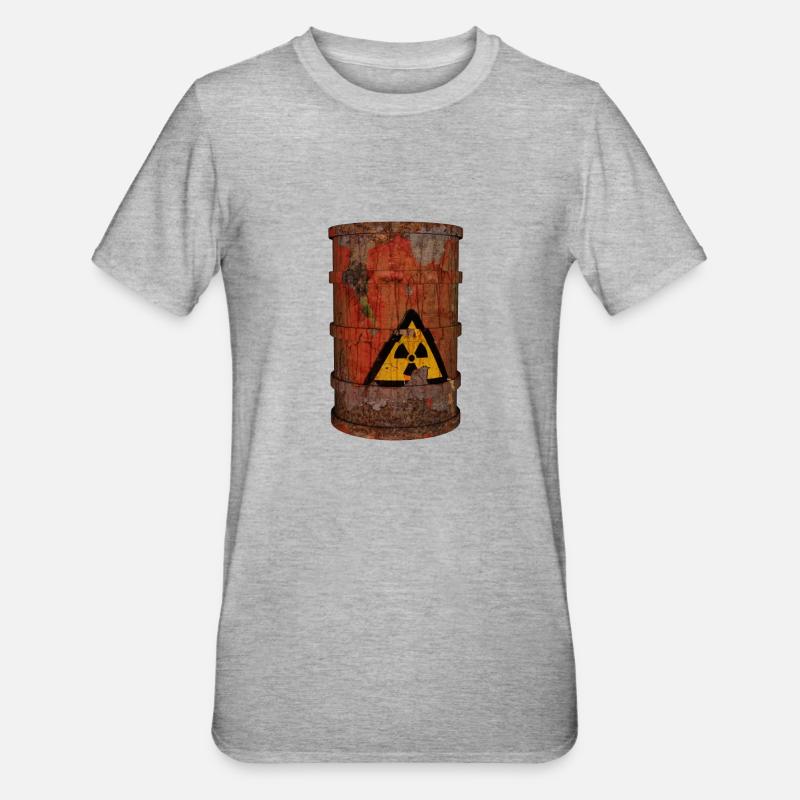 sondermuell2 - Unisex Polycotton T-Shirt - Grau meliert