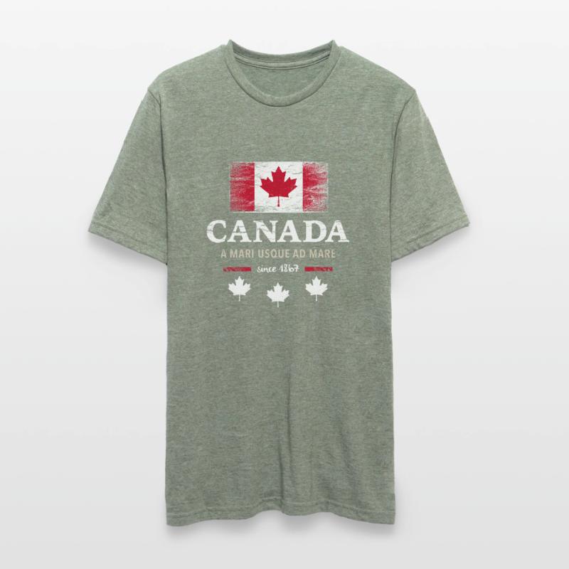 Canada Canada America maple leaf flag flag Unisex Polycotton T-Shirt