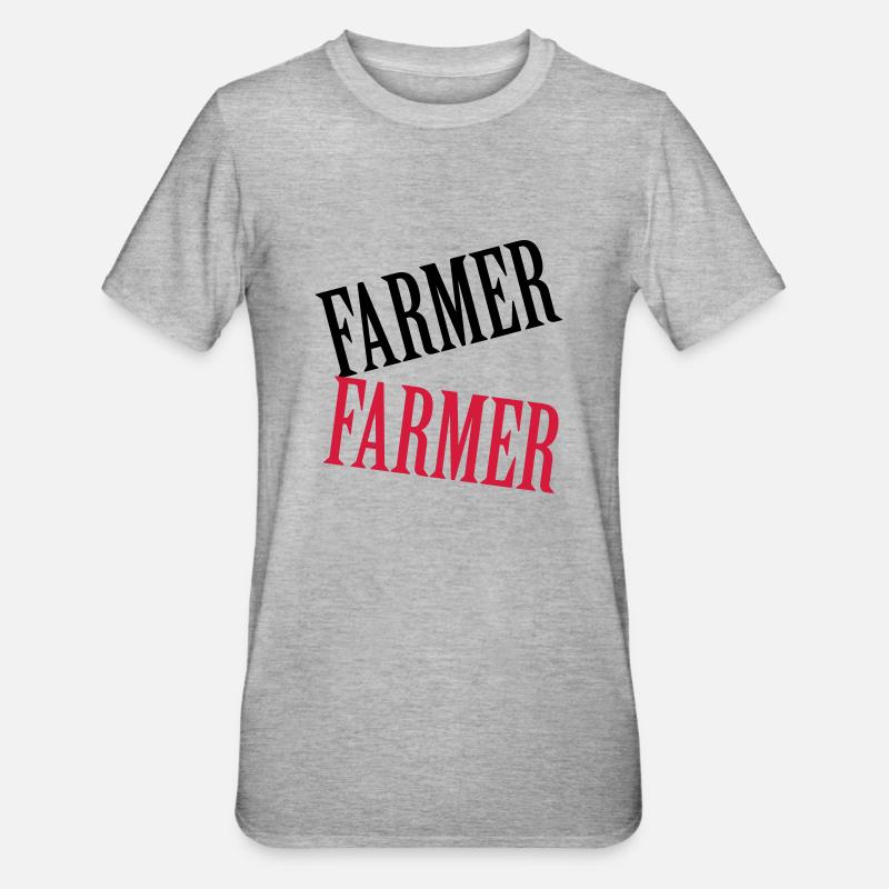 Farmer - T-shirt polycoton Unisexe - gris chiné