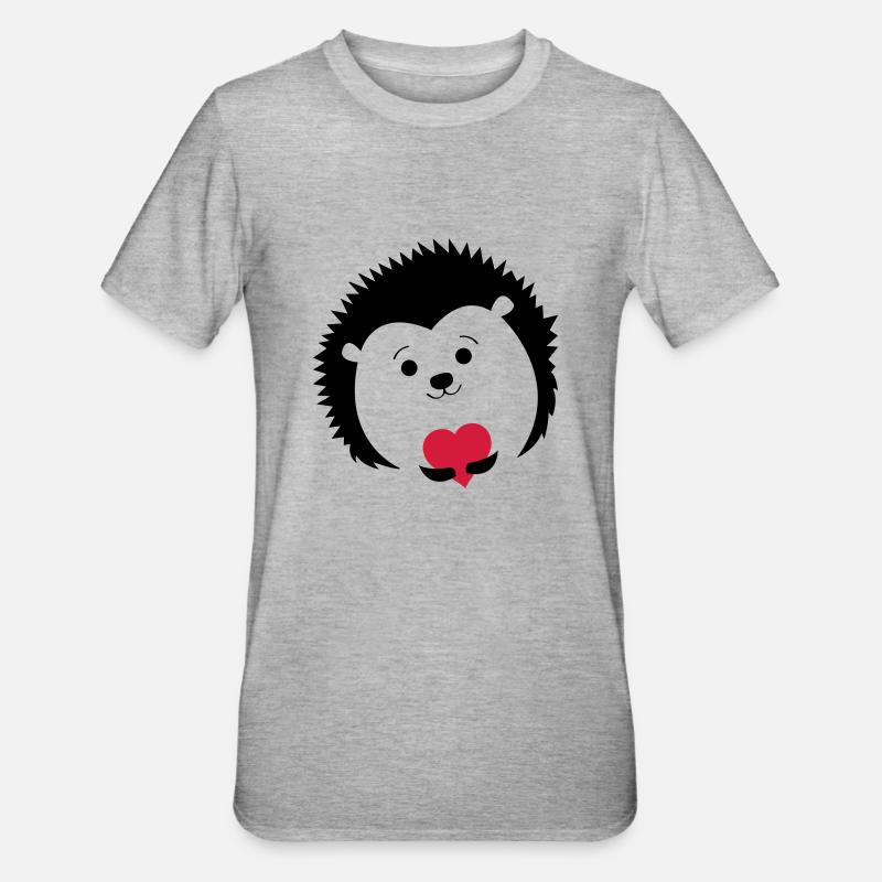 suesser_igel - T-shirt polycoton Unisexe - gris chiné