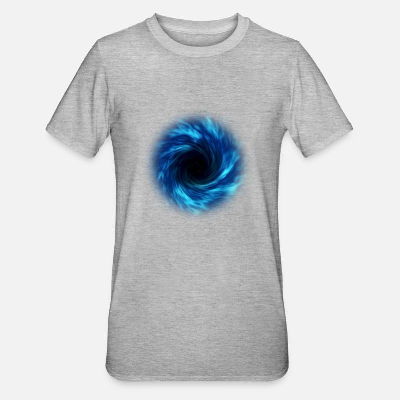 Black Hole - T-shirt polycoton Unisexe - gris chiné