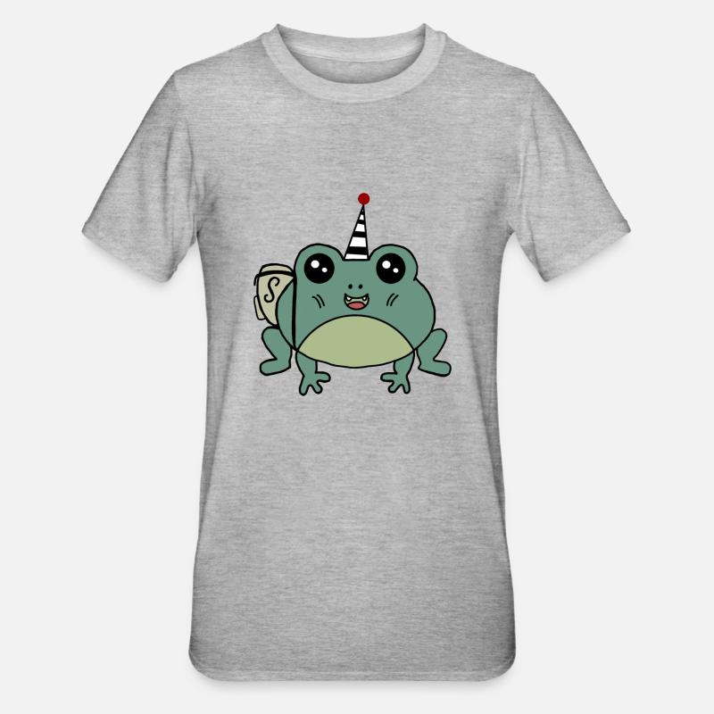 Silo de la grenouille - T-shirt polycoton Unisexe - gris chiné