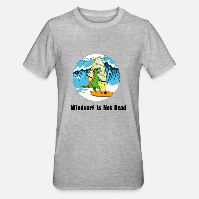 Wave coaster - Unisex Polycotton T-Shirt - heather grey