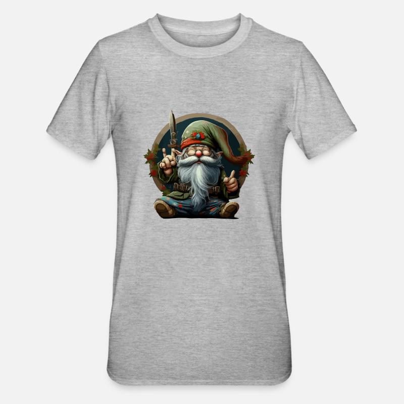 Pépé le lutin - T-shirt polycoton Unisexe - gris chiné