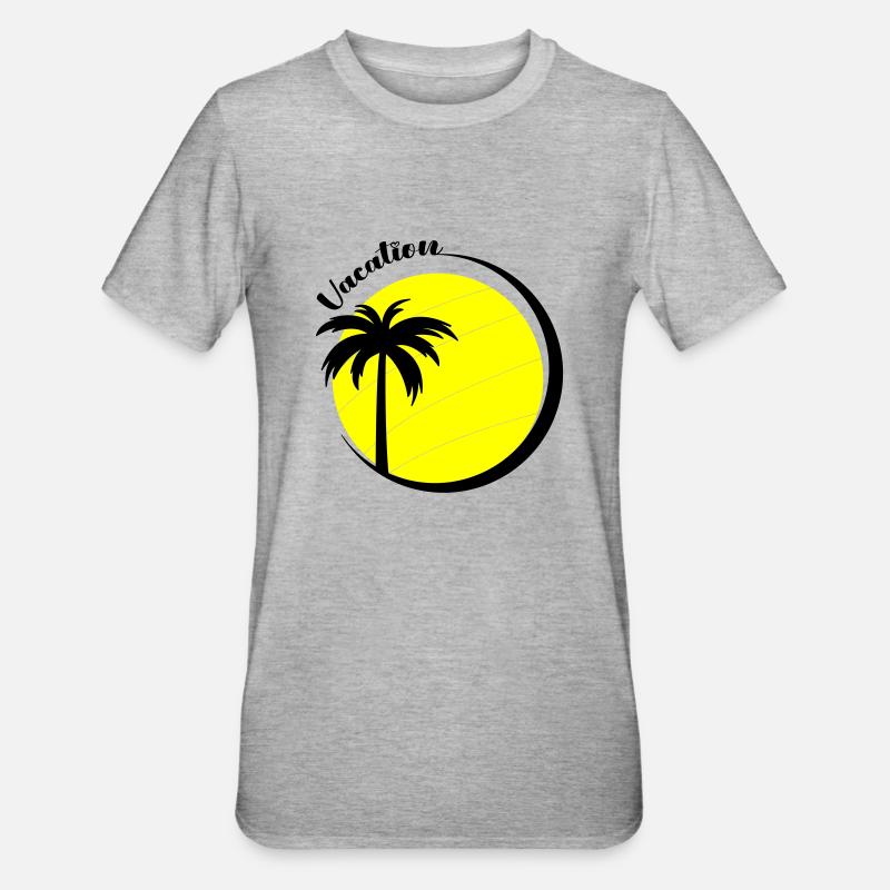 Vacances - T-shirt polycoton Unisexe - gris chiné
