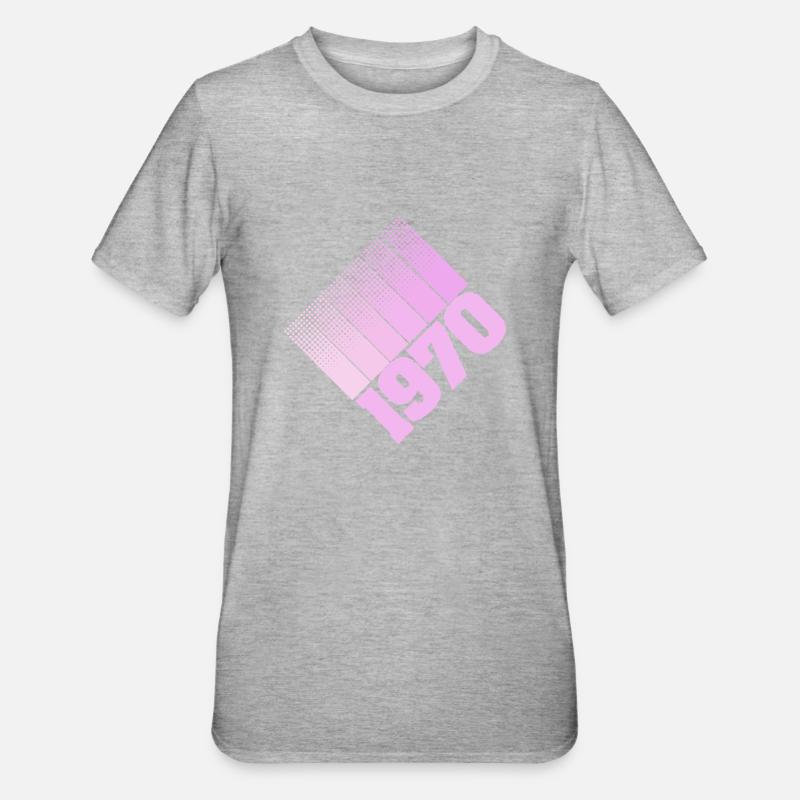 Mama 1970 - Unisex Polycotton T-Shirt - heather grey