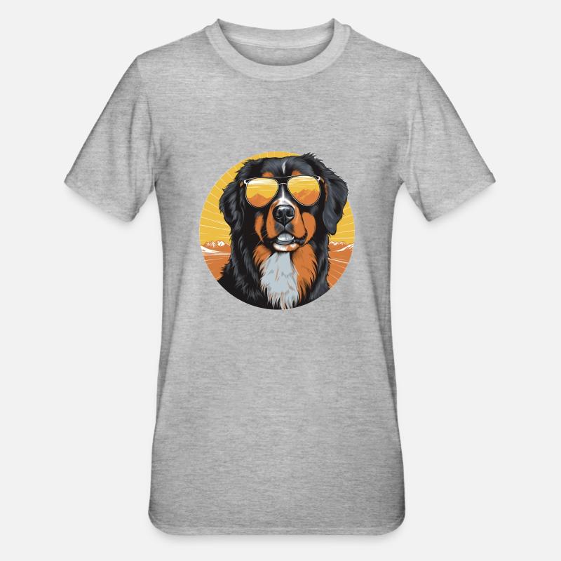 Bernois - T-shirt polycoton Unisexe - gris chiné