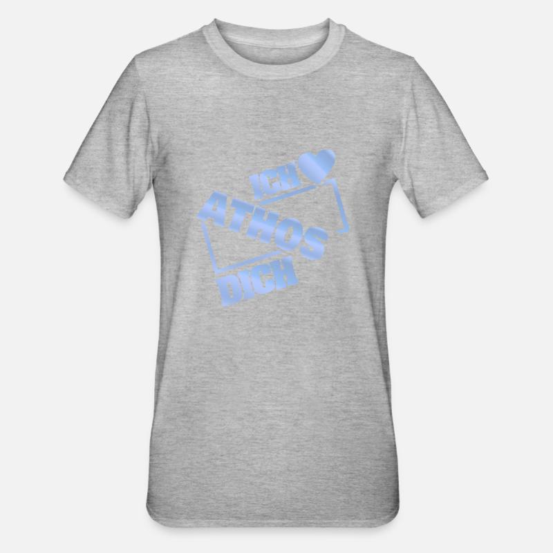 Cadeau pour Athos - T-shirt polycoton Unisexe - gris chiné