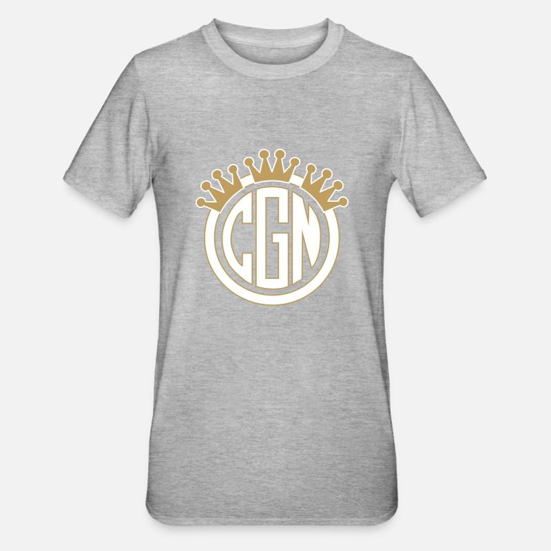 Logo de la CGN 4 - T-shirt polycoton Unisexe - gris chiné