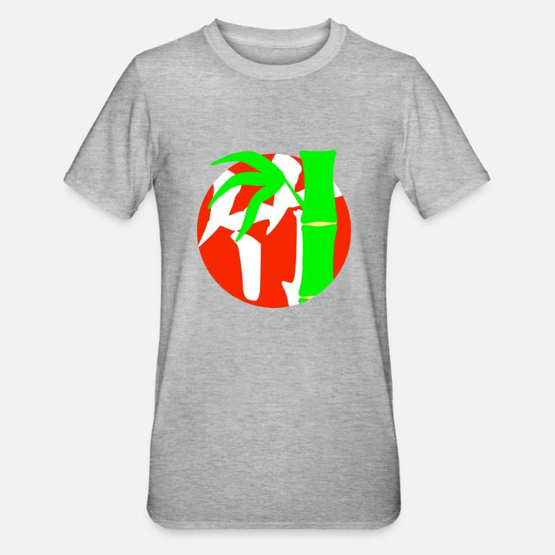 neobambou - T-shirt polycoton Unisexe - gris chiné
