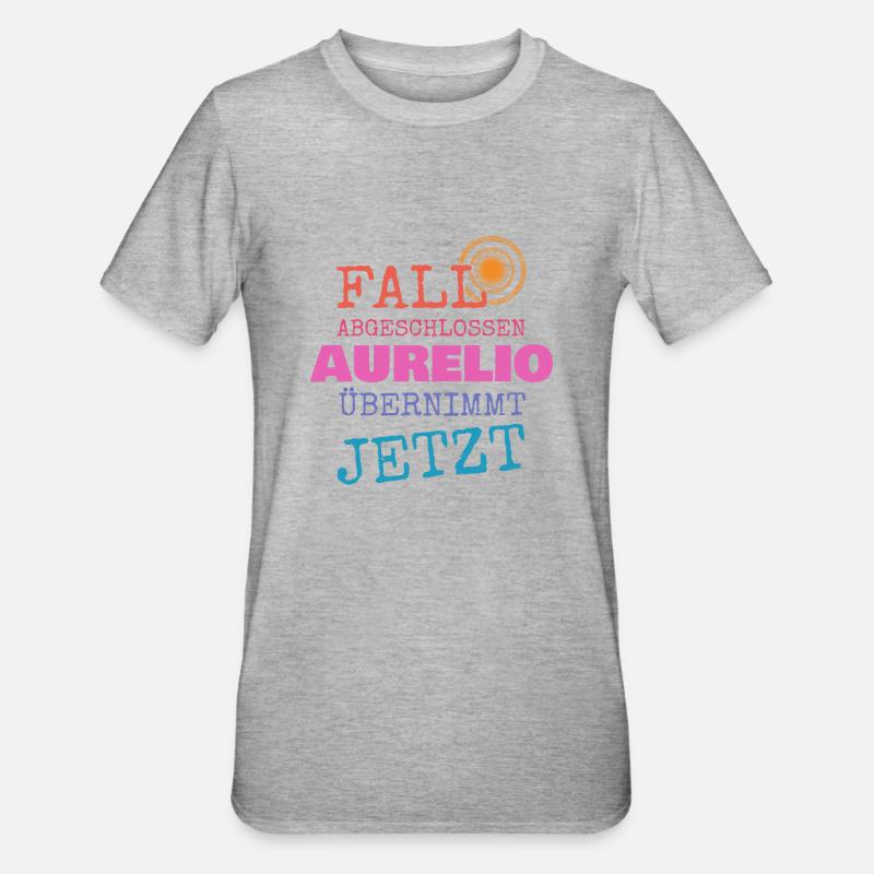 Aurelio - Unisex Polycotton T-Shirt - heather grey