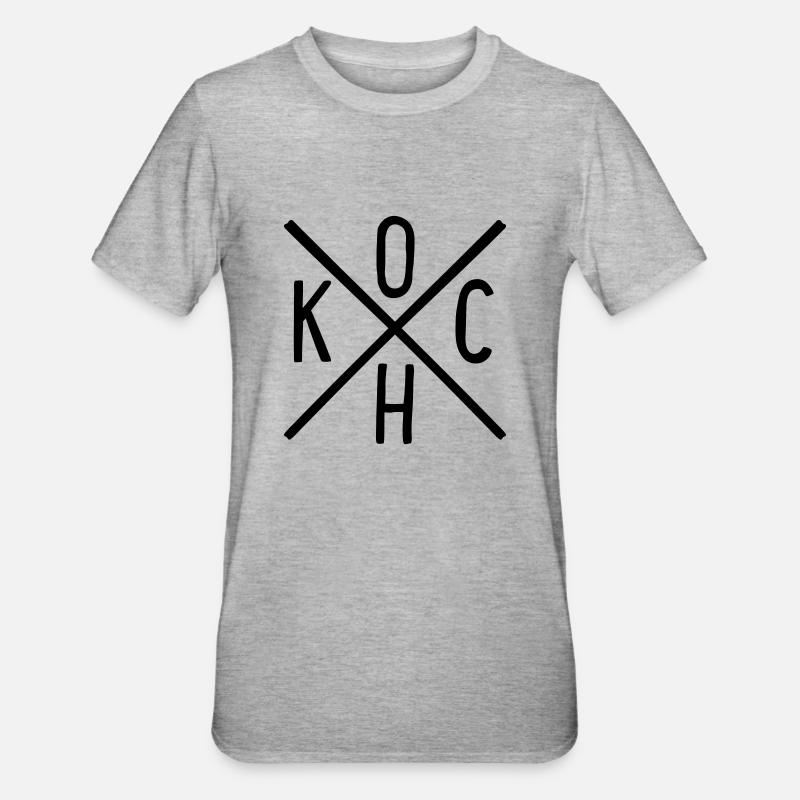 Cuire - T-shirt polycoton Unisexe - gris chiné