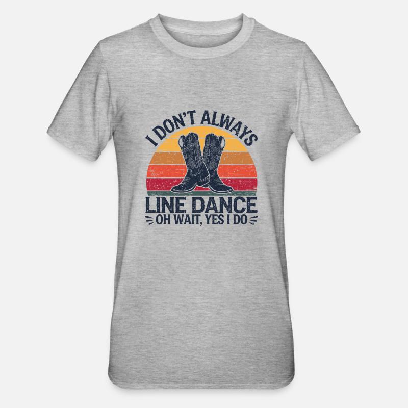 Passion pour la danse - T-shirt polycoton Unisexe - gris chiné