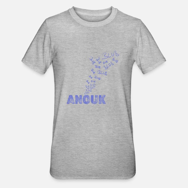 Voile Anouk - T-shirt polycoton Unisexe - gris chiné