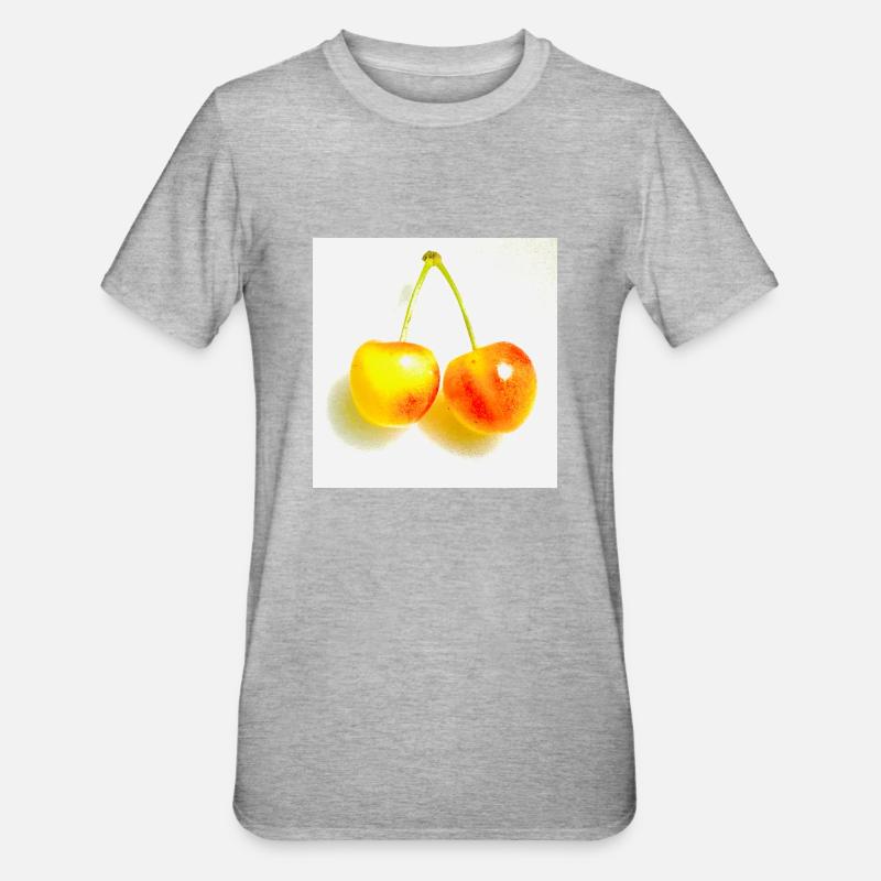 Cerise - T-shirt polycoton Unisexe - gris chiné