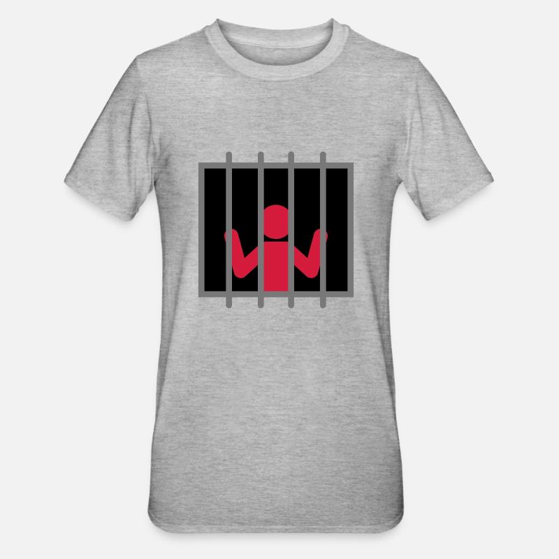 Captive Man - T-shirt polycoton Unisexe - gris chiné