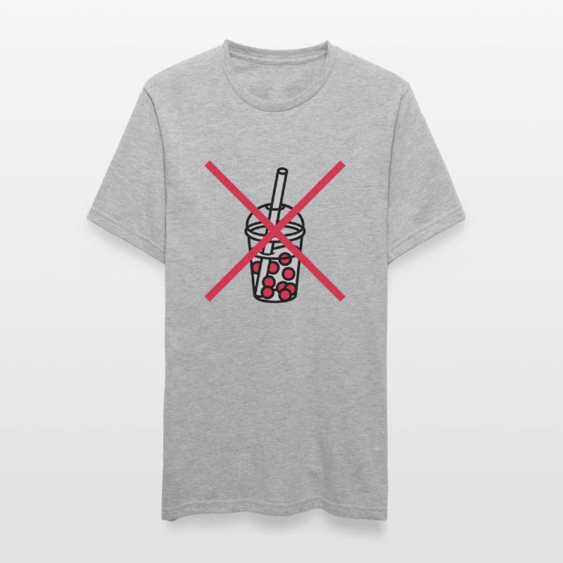 Shield Bubble Tea interdit T-shirt polycoton Unisexe