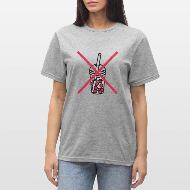 Shield Bubble Tea interdit T-shirt polycoton Unisexe
