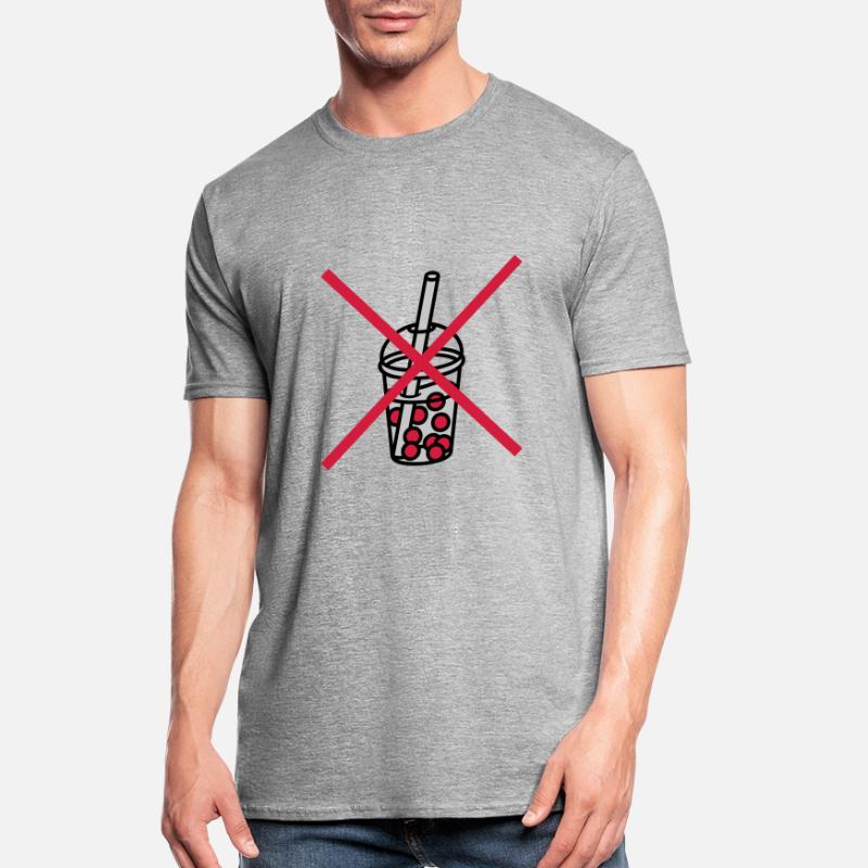 Shield Bubble Tea interdit T-shirt polycoton Unisexe