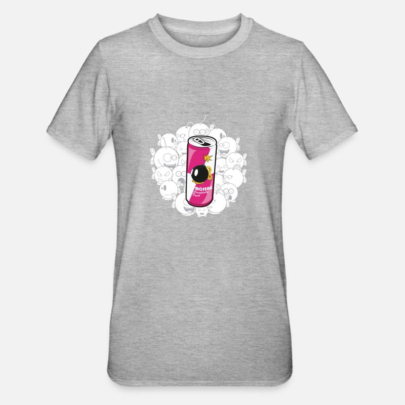 Creativity drink MBP - T-shirt polycoton Unisexe - gris chiné
