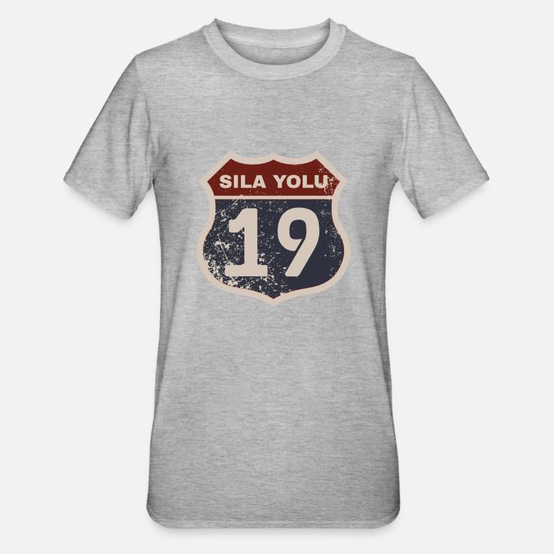 Çorum - T-shirt polycoton Unisexe - gris chiné