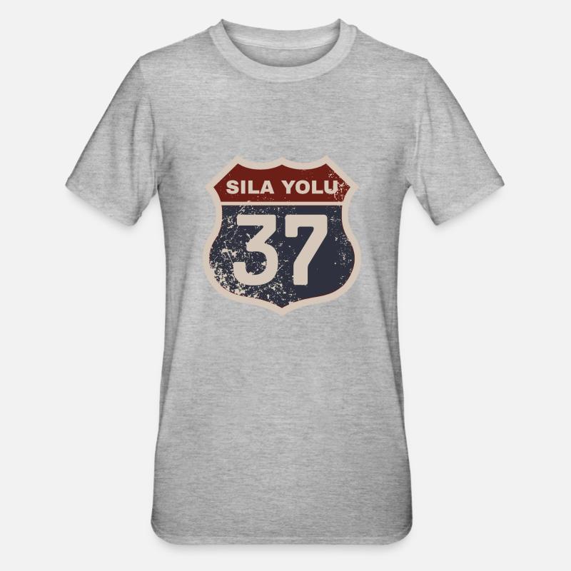 Kastamonu - T-shirt polycoton Unisexe - gris chiné
