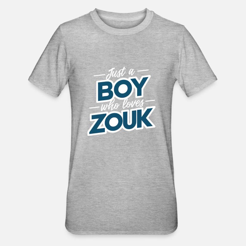 Zouk Dance Gift - Unisex Polycotton T-Shirt - heather grey