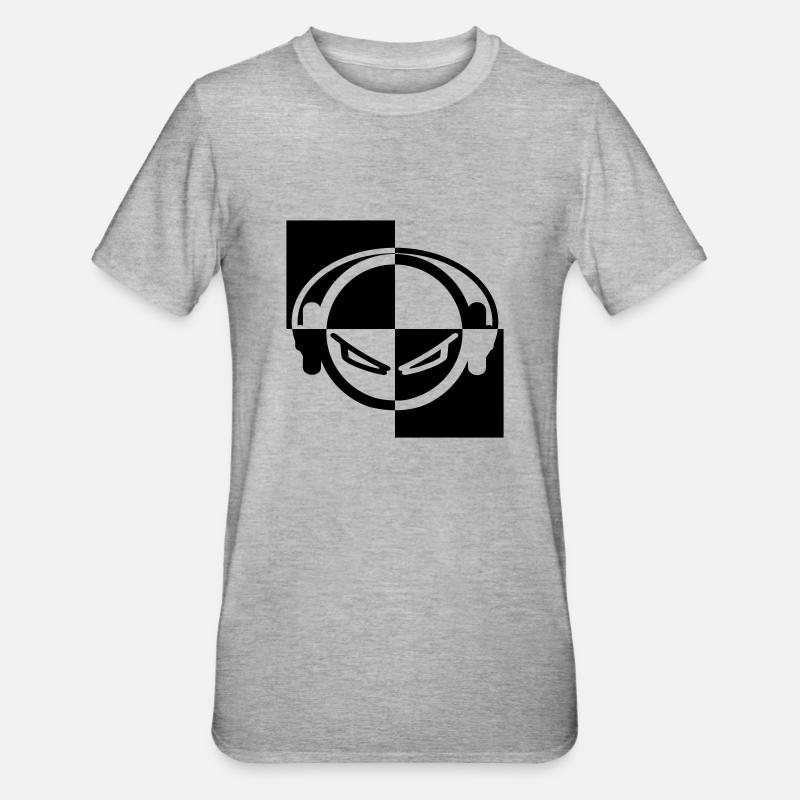 dj - T-shirt polycoton Unisexe - gris chiné