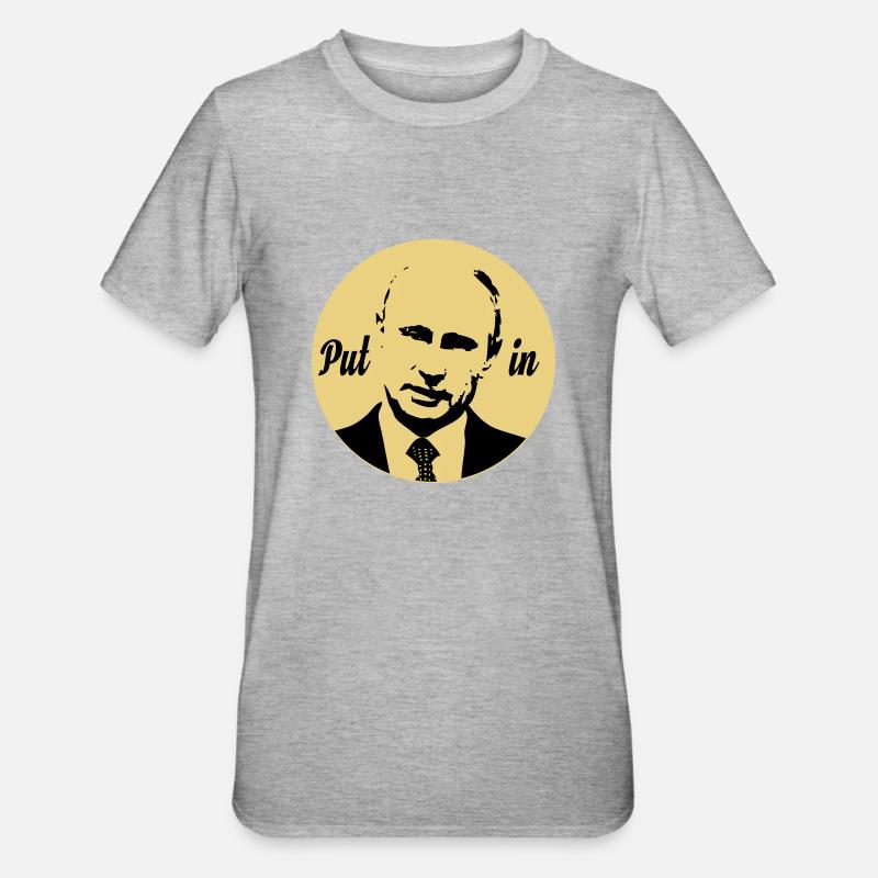 Put-In - T-shirt polycoton Unisexe - gris chiné