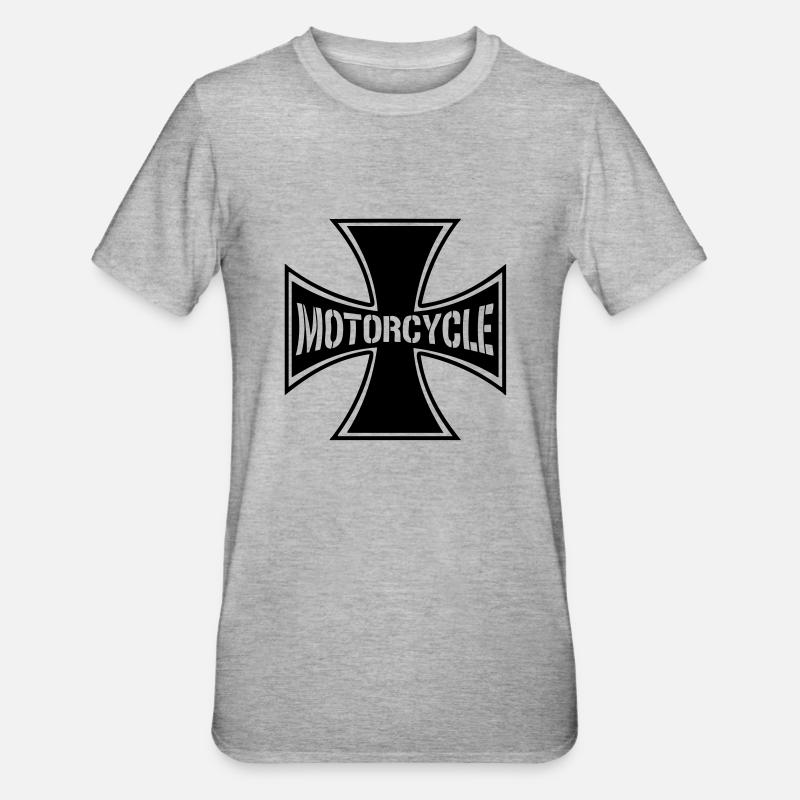 intersection - T-shirt polycoton Unisexe - gris chiné